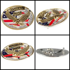 American Eagle Belt Buckle Men Western Cowboy Motorcycle Riding