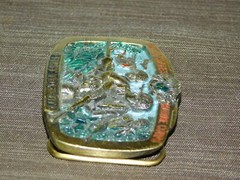 VINTAGE 3 1/4&Prime; ACROSS 1982 UNITED STATES MARINE CORPS FIRST TO FIGHT BELT BUCKLE