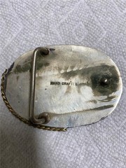 Very Old R.N.M. Pipeline, INC. Belt Buckle, Handcrafted AS IS