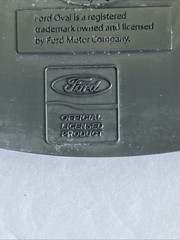 Ford Blue White Oval Metal Belt Buckle Cars Theme for Men Siskiyou F90