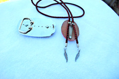 Western Belt Buckle and Bolo Set