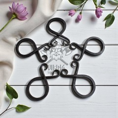 Hand-Forged Medieval Viking Troll Cross Belt Buckles – Rustic Iron Accessories