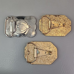 Illinois Bell Belt Buckle Lot of 3 Service Awards Attendance Safe Driver Tony