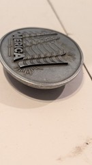BevBuckle America USA Flag Patriotic Oval Belt Buckle Pewter Tone Made In USA