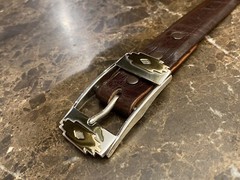 James Reid 14k Gold .925 Sterling silver blanket belt buckle set ✅