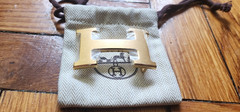 NEW Hermes Buckle H064544CM2M 32MM Brushed Gold Matte Finish Dust Bag Included