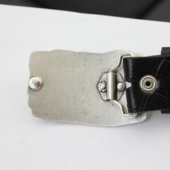 Croc belt buckle buckle reptile crocodile ornament silver for removable belt