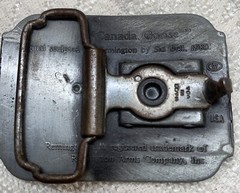 Remington Arms Co First in the Field Canadian Goose 1980 Belt Buckle Vintage