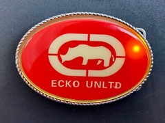 Ecko Unltd Belt Buckle Attention Grabbing Led Lights! W/ Fresh Battery