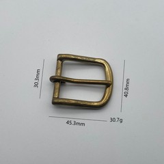 Solid Brass Buckle Handbag Buckle Luggage Fastener Buckle 16/25/30/33mm