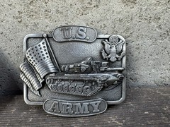 Belt Buckle Lot Of 3 US Army Veterans Memorial Montana