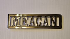 MEAGAN Custom Personalized Name Belt Buckle -Put your name or word on Buckle
