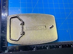 BOB MARLEY Jamaican Singer Rastafarian Flag Music Reggae 2006 Belt Buckle