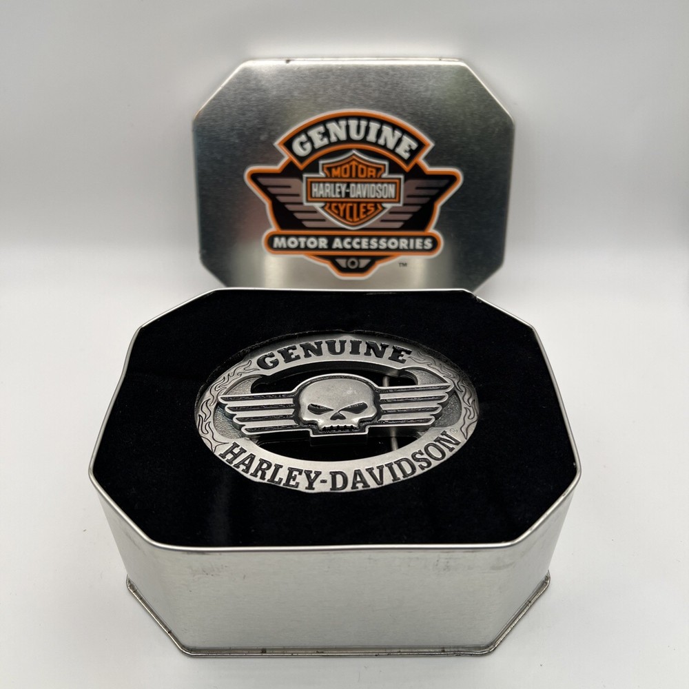 Harley Davidson Genuine 2006 Limited Edition #1 Skull Belt Buckle made in USA
