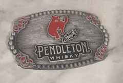 2023 PENDLETON WHISKY COWBOY RODEO BELT BUCKLE – MONTANA SILVERSMITHS – NEW