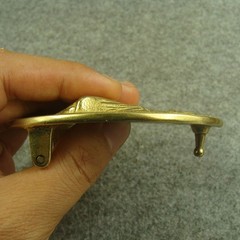 Heavy duty Brass “ Horse ” Belt Buckles For 1.5&Prime; Oval Plate Pin Buckle Z216