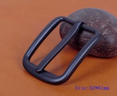 Alloy Pin Single Prong Clip Rectangular Buckle for Men Leather Belt Spare 4cm