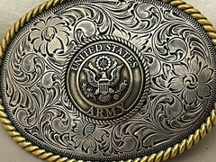 United States Army Western Style Buckle