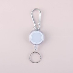 10Pcs Fishing Zinger Retractable Key Chain Carabiner Extender Tether Tackle Tool