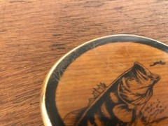Von West Bass Fishing Oval Metal Belt Buckle 2.25&Prime; X 3&Prime;