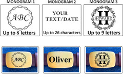 Engraved Solid Brass Belt Buckle Custom Personalized Monogrammed Buckle