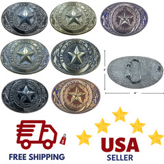 The State of Texas Star Western Rodeo Cowboy Belt Buckle Hebillas Vaqueras