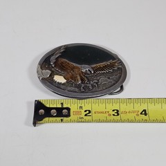 Vintage Tandy Leather Company Eagle Belt Buckle Made in USA Men&rsquo;s Western