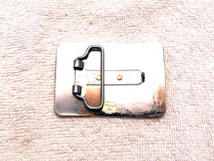 CLASSIC BELT BUCKLE SOUTHWESTERN COVERED WAGON TRAIN WHEELS SILVER TONE BB15