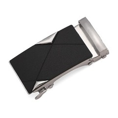 Classic Men’s Automatic Slide Buckle Rectangle Ratchet Belt Buckle Replacement