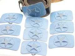 Belt buckle star belt fasteners removable buckle for leather belt 4 cm gs19