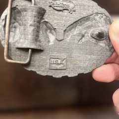 Harley-Davidson Vintage Buckle 70s-80s Harley RainTree Bald Eagle head x 2