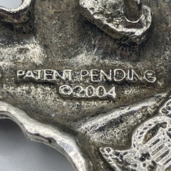 Back N Black/Silver Plum 2004 Belt Buckle