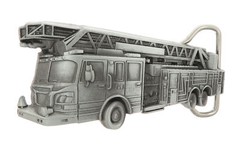 Fire Department Engine Truck Metal Belt Buckle