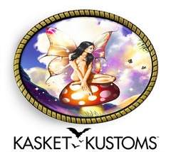 Magic Mushroom Fairy Fantasyland Handmade Artisan Belt Buckle