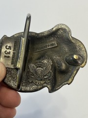 Bass Fishing Belt Buckle Western Great American Buckles USA Serial #531 1981 RAR