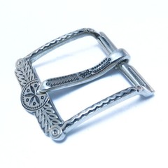 German silver belt buckle Spring sun, Pin type buckle, Frame ruzsha buckle