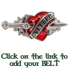 Sword in Heart Love Hurts Metal Belt Buckle Biker UK Tattoo