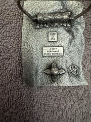 Vintage 1977 Bergamot Pewter Belt Buckle Geese Ducks Towner N Dakota Made In USA
