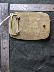 Avon Men&rsquo;s Gold Tone Airplane Aviation Metal Western Belt Buckle 1.75 in