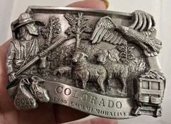 Vtg 1985 Colorado Commerative #406 0f 5000 Limited Edition Arroyo Grande Buckle
