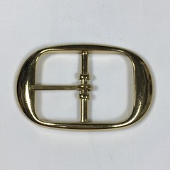 Vintage Replacement Belt Buckle Fits 1.5&Prime; Simple Basic Gold Toned Made in USA 7A