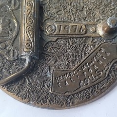Standing Liberty Quarter Coin Belt Buckle Vtg 1976 Henchel-Mt.View California