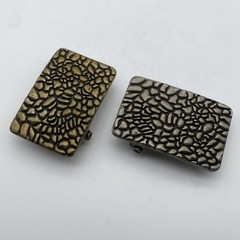 Antique Copper Casted Buckle,Retro Brass Plain Buckle