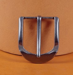 Metal Square Single Prong Pin Belt Buckle Fits 40MM Tongue Leather Belts Straps