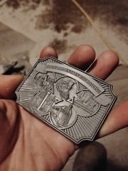 Railroad Belt Buckle Great Moments And Railroading Pre Owned