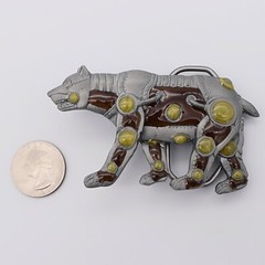 Robotic Bear Scifi Alien Steampunk Novelty Gift Belt Buckle (New)