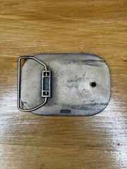 VINTAGE JOSTENS SCE 10 YEAR SAFETY AWARD BRASS BELT BUCKLE