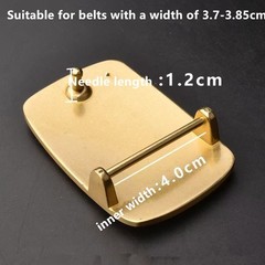 Copper buckle men&rsquo;s brass belt buckle plate buckle belt buckle smooth buckle