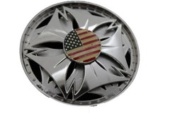 Men Women Silver Metal Buckle Spinning USA Flag United States America Hip Hop