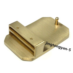 Solid Brass Belt Buckle Men&rsquo;s Pin Belt Buckles Fits For 1.5 inches Wide Belt